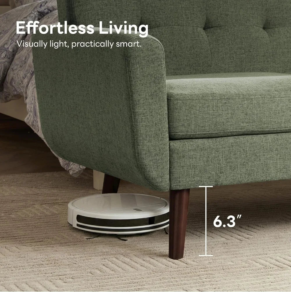 Mid Century Modern Tufted Loveseat Sofa for Living Room