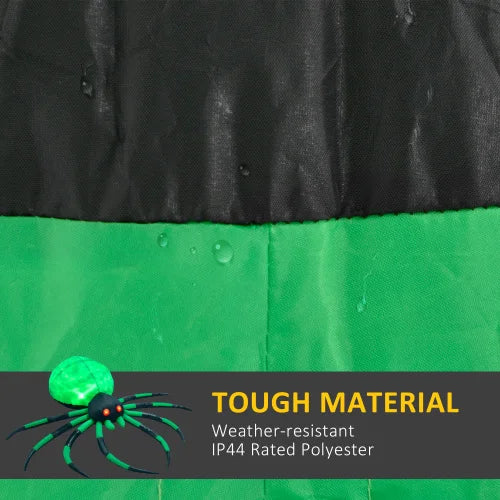 Halloween Inflatable Spider Decoration LED Outdoor Waterproof