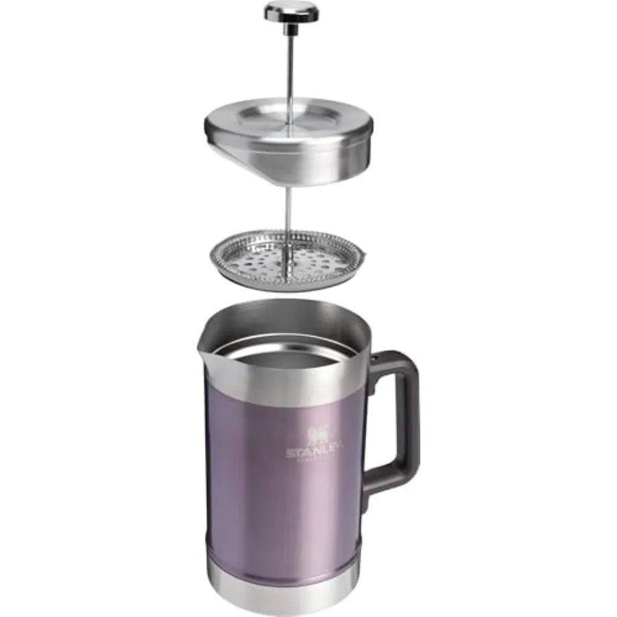 Classic Stay Hot French Press Coffee Maker Insulated Stainless Steel