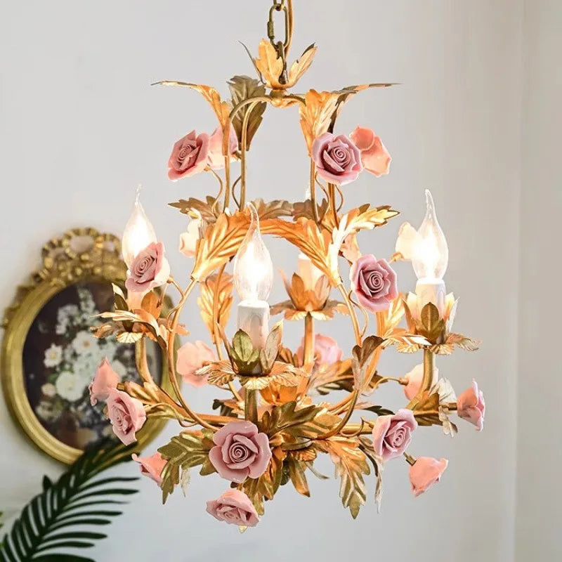 Hailunbao Brushed Stainless Steel Pendant Chandelier Ceiling Light