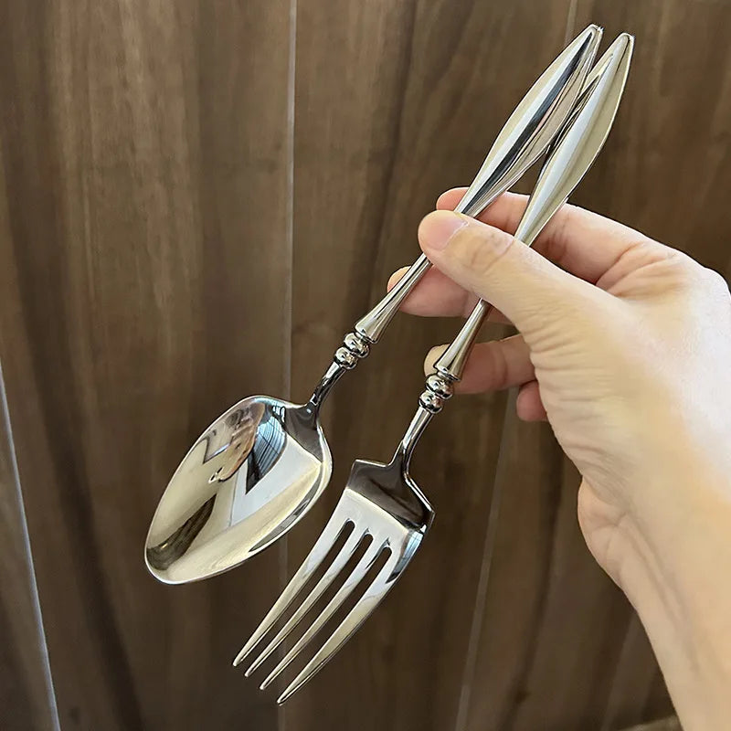304 Stainless Steel Coffee Spoon Western Style Tableware Spoon Set