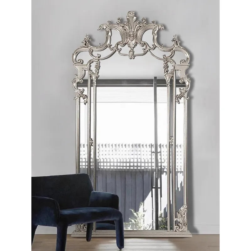 ZHIO Standing Decorative Mirror Arched Bedroom Decor