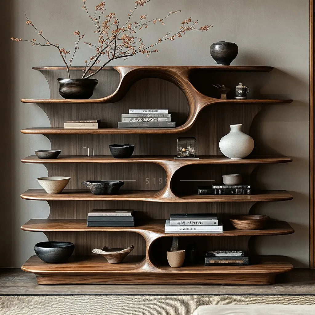 Classic Wooden Living Room Cabinets Rustic High Modern Narrow Living Room Cabinets Space Saving Meuble De Rangements Furniture