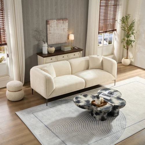 L Shaped Modern Sofa for Living Room Home Furniture
