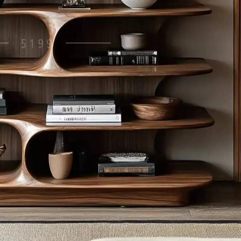 Classic Wooden Living Room Cabinets Rustic High Modern Narrow Living Room Cabinets Space Saving Meuble De Rangements Furniture