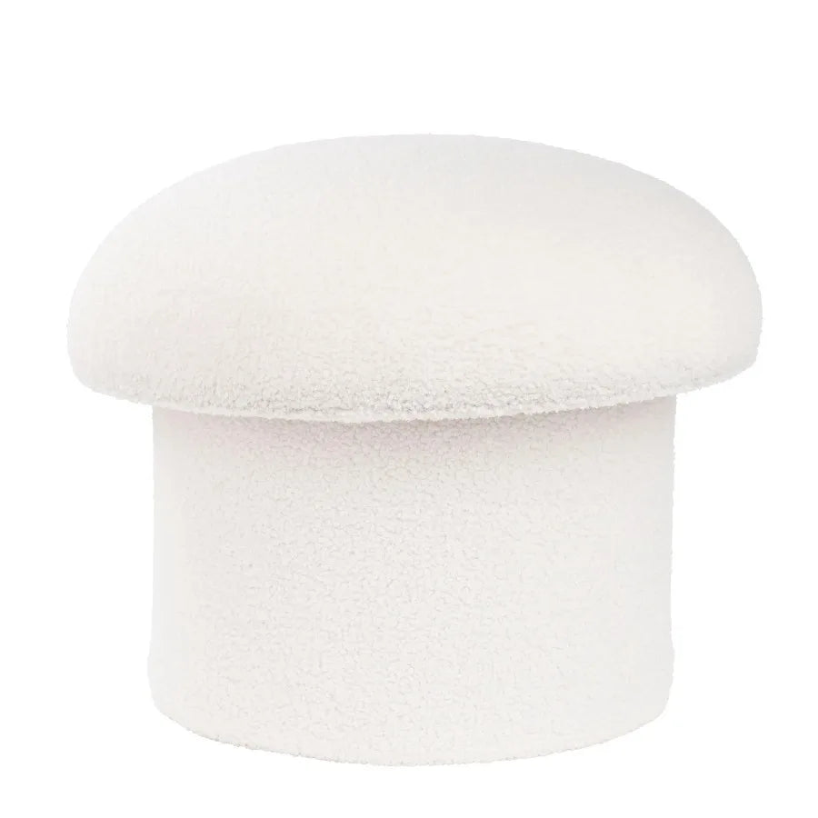 Mainstays Mushroom Storage Ottoman Upholstered Footrest Seat
