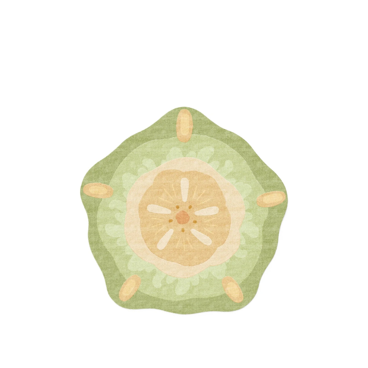 Irregular Plush Floor Rug For Bedroom And Living Room Decor