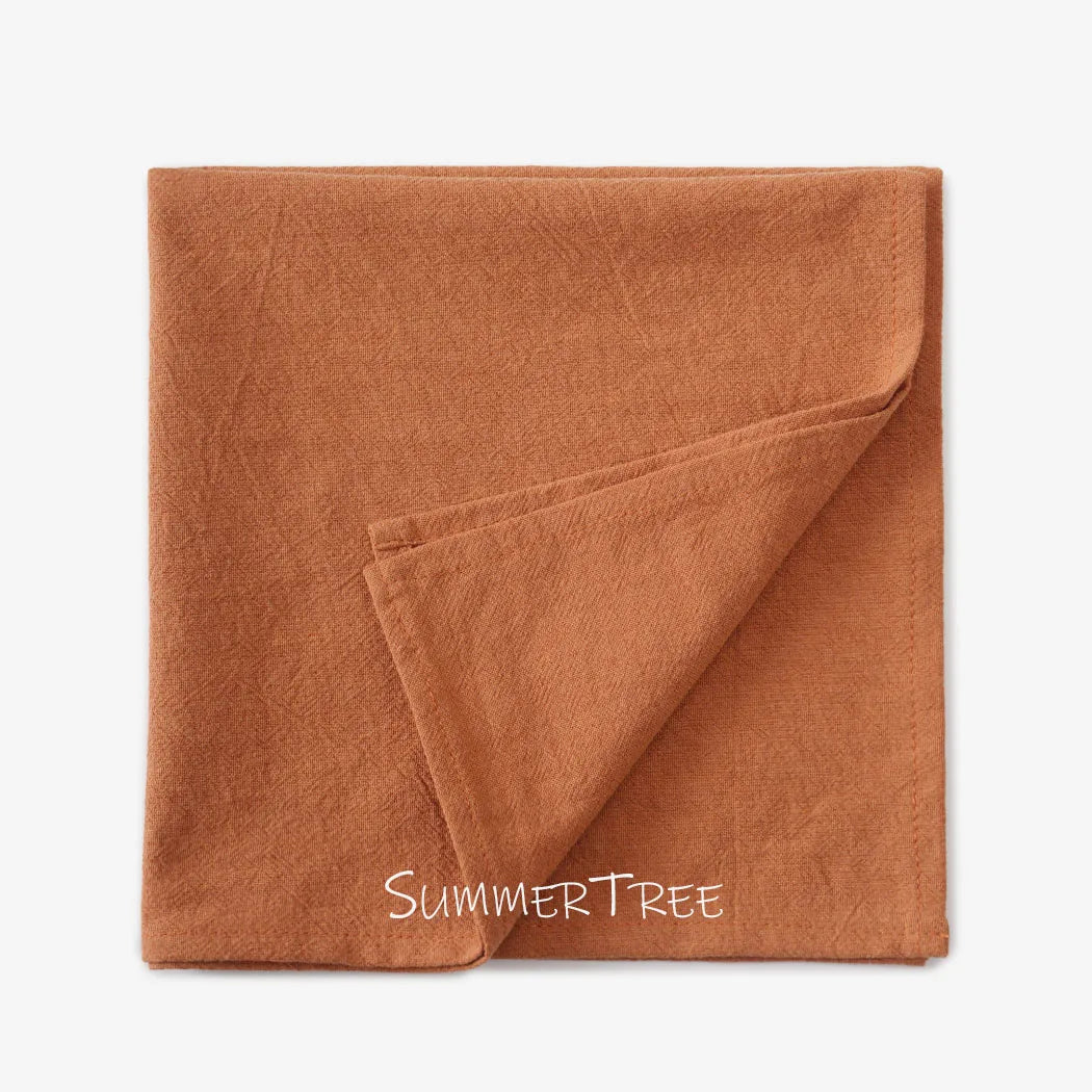 Summertree CN 50 Pack Plain Cotton Napkins For Dining Table