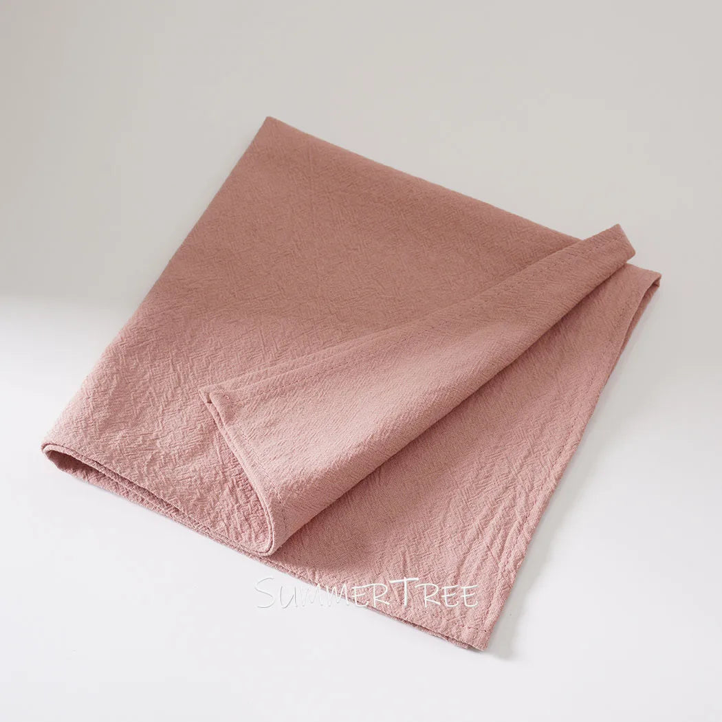 Summertree Reusable Plain Cotton Cloth Table Napkins