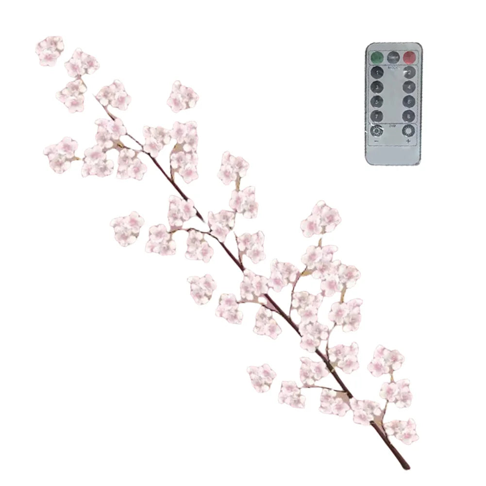 LAIMANEI LED Cherry Blossom Branch Lights With Remote Control