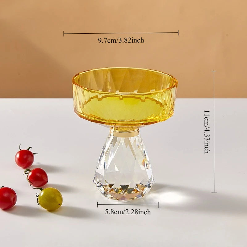 K9 Crystal Glass Cake Stand,Crystal Glass Fruit Plate, Display Desserts Holder for Wedding Cakes Serving Platters