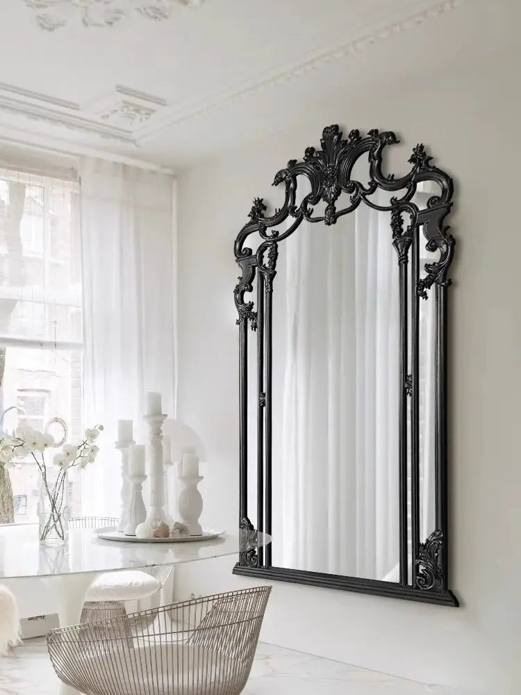 ZHIO Standing Decorative Mirror Arched Bedroom Decor